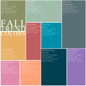 fall trend colors