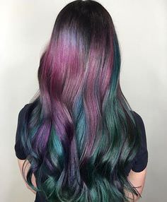 Brunette And Rainbow Hair Color Glo Salon Denver