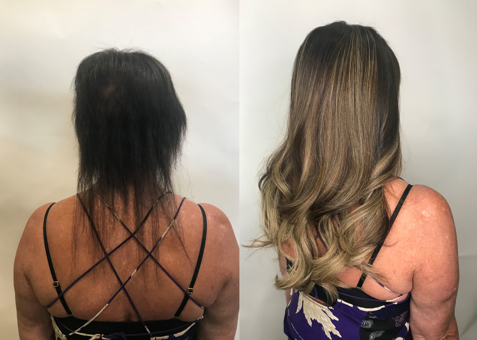 4. Barefoot Blonde Hair Extensions Before and After - wide 8