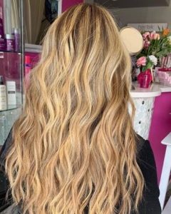 Balayage Looks with Hair Extensions