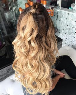 Balayage Looks with Hair Extensions