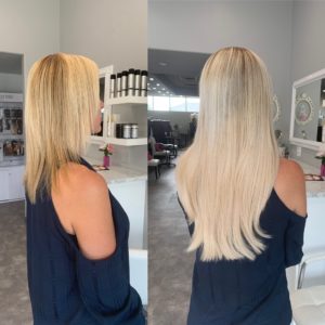 16 inch great length platinum extensions