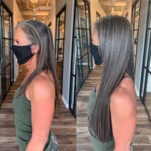 salt and pepper great lengths hair extensions denver