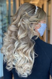 wedding hairstyle by Heather Glo Salon Denver
