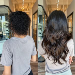 18 in fusion extensions by Heather at Glo Extensions Denver