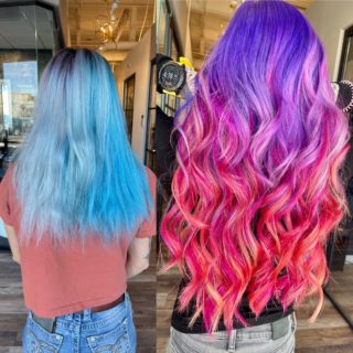 Rainbow Hair Extensions