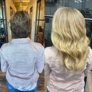 14 hairshop fusion heather post chemo hair extensions 2