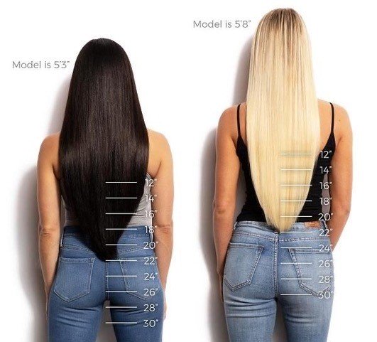 guide to hair extensions lengths