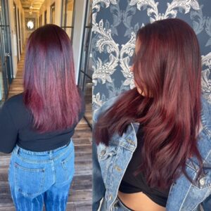16 great lengths heather red hair