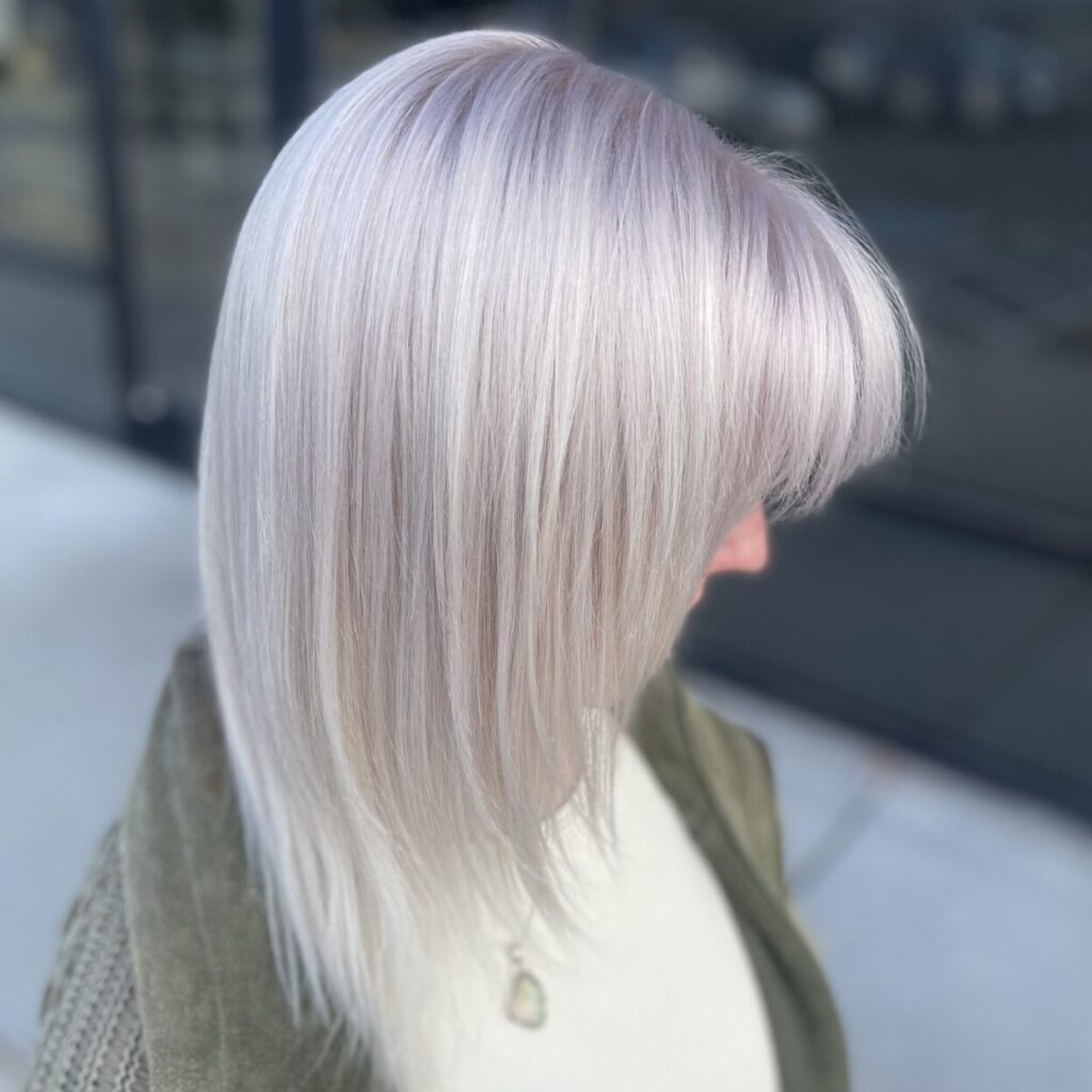 dark root touch up color only glo icy white blonde