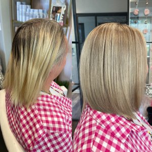 blonde-hair-refresh-glo-extensions-denver-by-heather