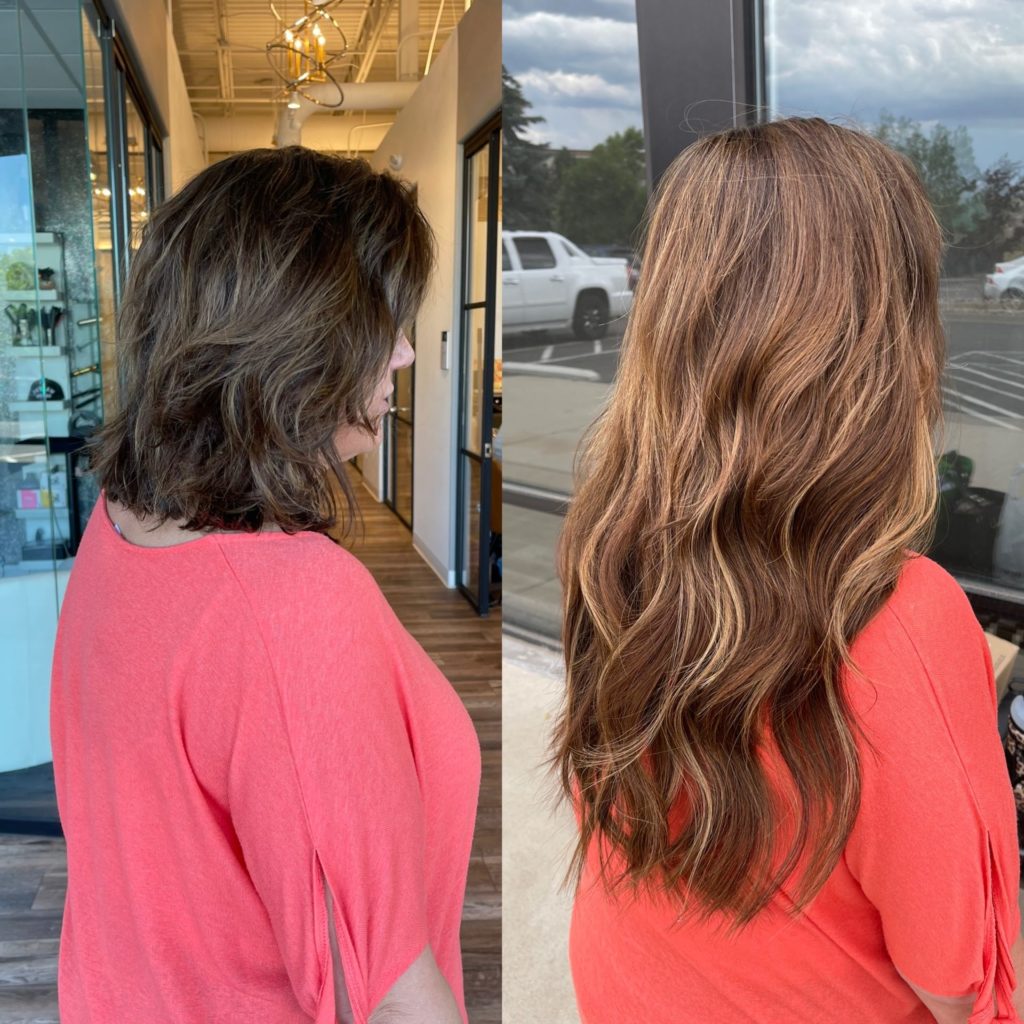 18 in fusion extensions by Heather at Glo Denver