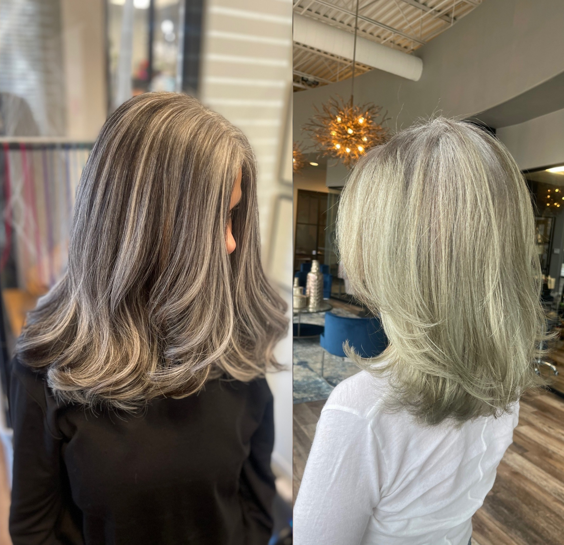 grey hair transition step 3 grey hair transition step 3