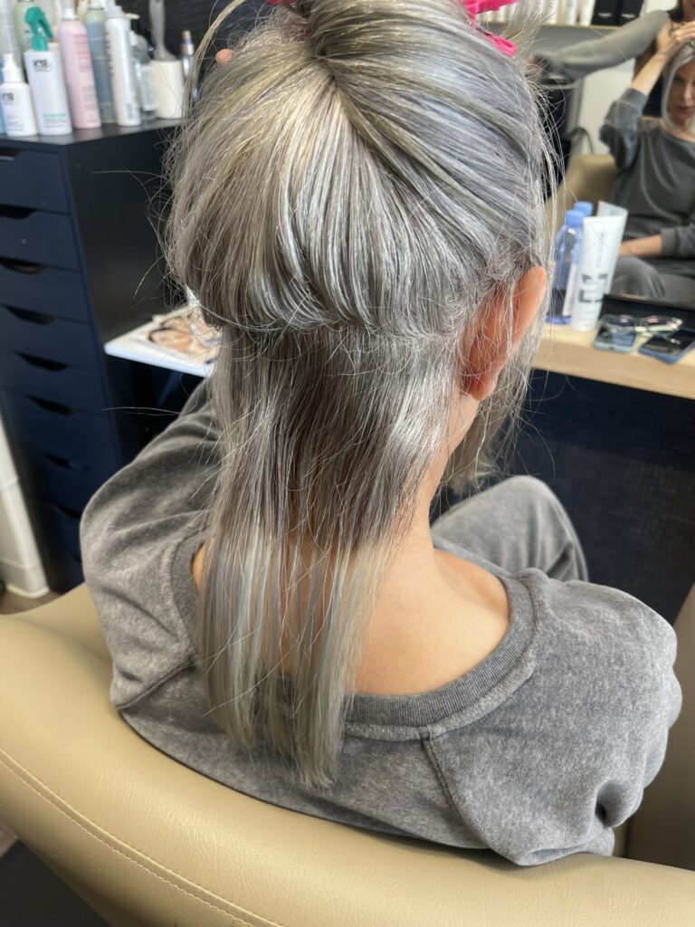 Why I Don’t Do Quick Silver Transitions grey hair transition color only unhappy results